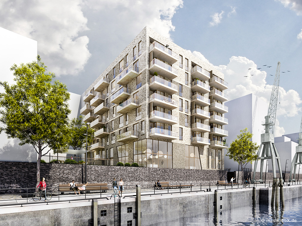 zweitraum Büro für Architektur | Baugemeinschaftsprojekt "Ankerplatz" HafenCity Hamburg | 2017
